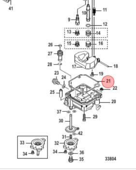 Dichtung Vergaser - 802699005