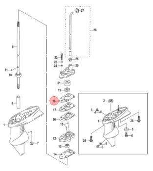 Dichtung Impellergehäuse - 898101331