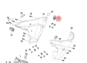 8M0134512 - Cowl Latch