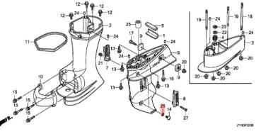 Honda Dichtung Getriebeölschraube - 91301-ZW4-003